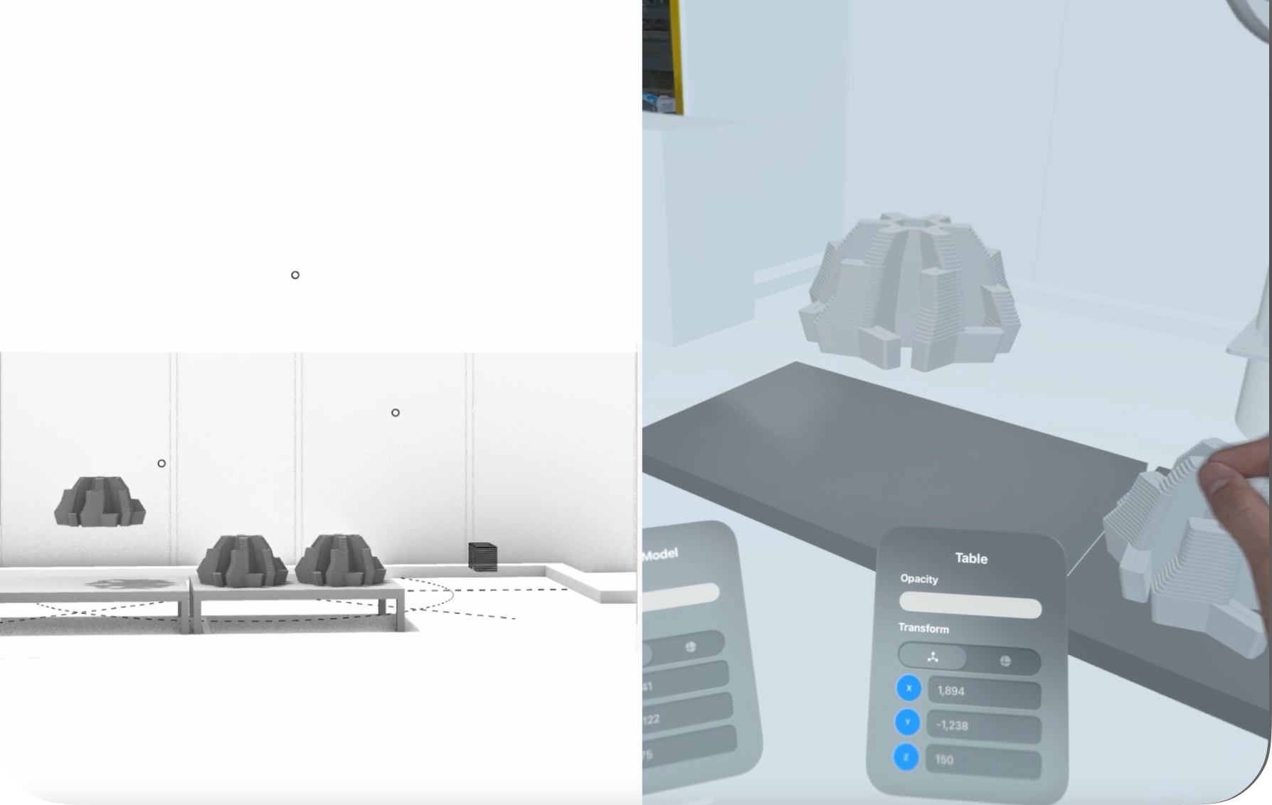 Reposition data back to rhino